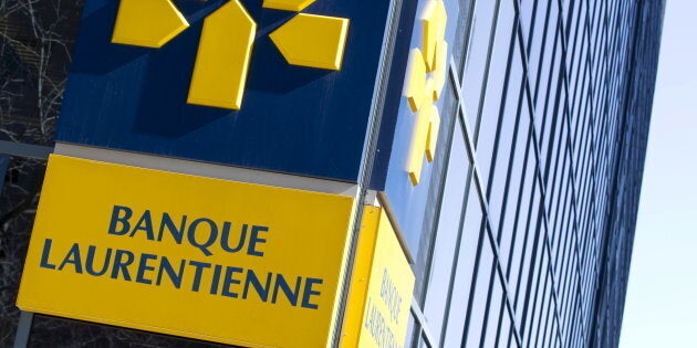 The logo of Laurentian Bank is seen at its head offices in Montreal, April 1, 2015. Laurentian Bank said an audit had found