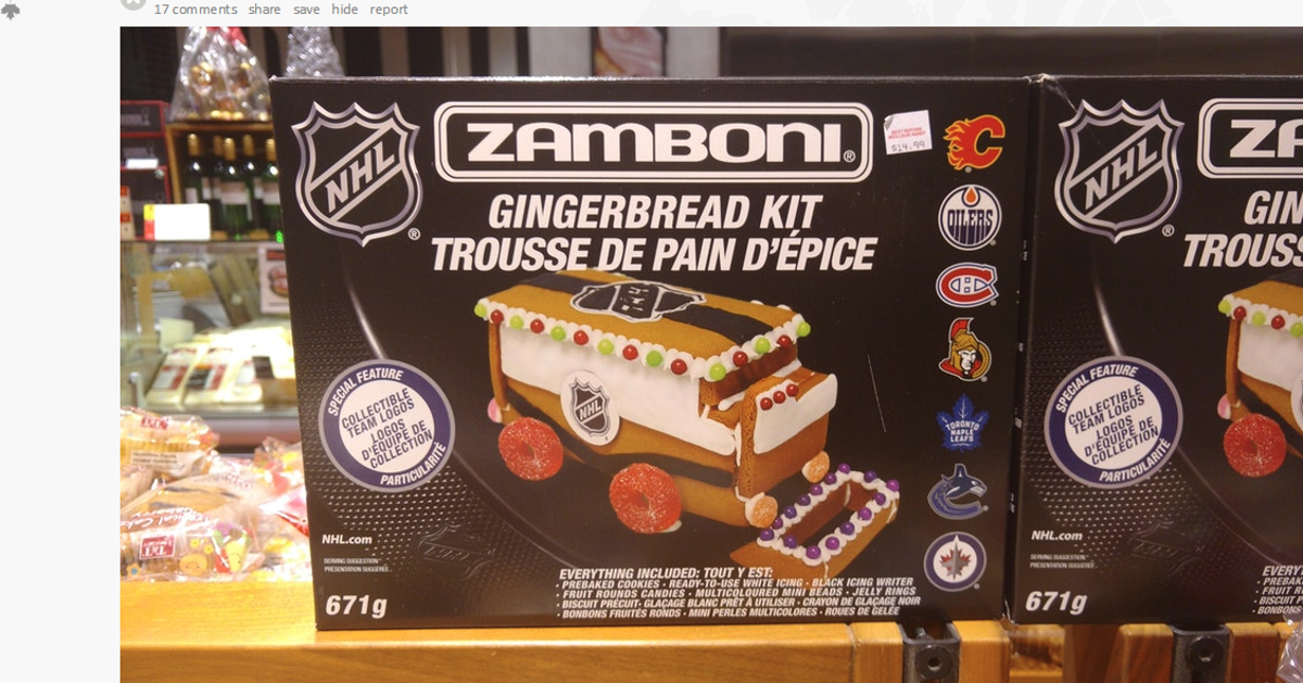 This Zamboni Gingerbread Kit Is Possibly The Most Canadian Thing Ever
