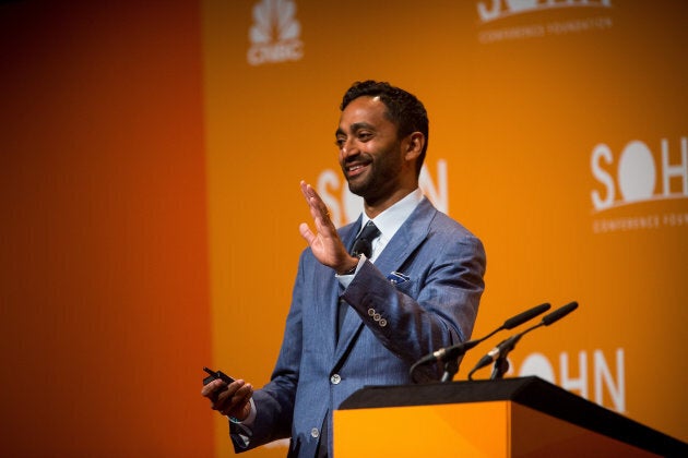 Chamath Palihapitiya gestures while speaking during the 21st annual Sohn Investment Conference in New York, Wed. May 4, 2015.