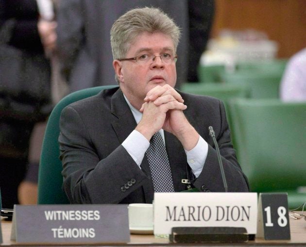 Mario Dion as shown in Ottawa on Dec. 13, 2011 when he was public sector integrity commissioner.