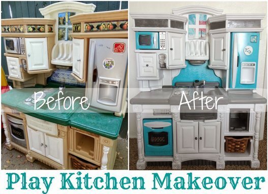 paint little tikes kitchen