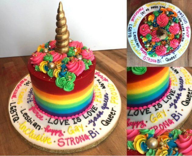 Cake and Loaf Bakery LGBTQ cake.