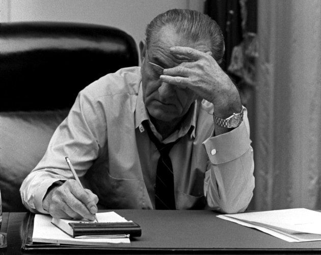 President Lyndon B. Johnson in an undated photo.