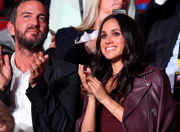 Markus Anderson and Meghan Markle attend the opening ceremony of the Invictus Games.