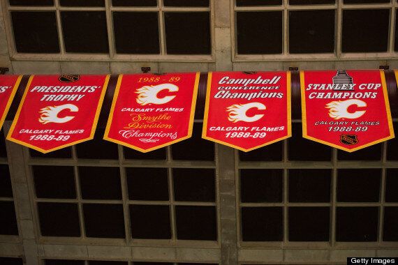 Calgary Flames Stanley Cup Banner