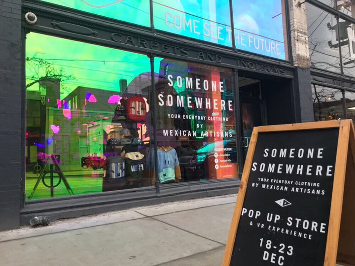 Someone Somewhere pop-up shop in Toronto, Dec. 20, 2017.