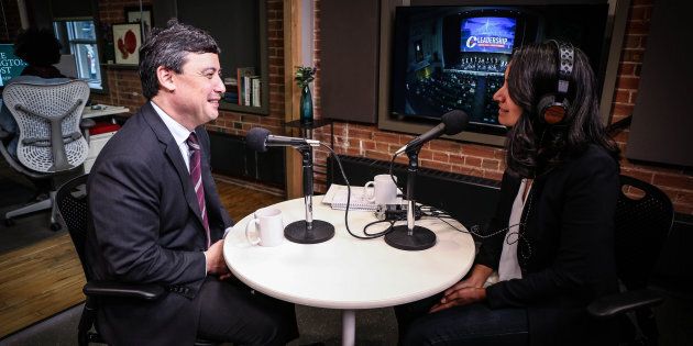 Conservative MP Michael Chong sits down with HuffPost Canada's Althia Raj in Toronto in March of 2017.