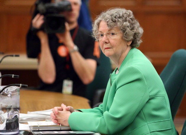 Ethics Commissioner Mary Dawson prepares to appear at Commons committee on Parliament Hill on June 10, 2014.