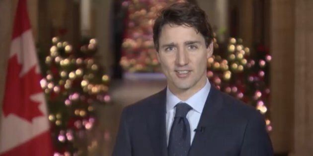 Prime Minister Justin Trudeau delivers his 2017 Christmas address.