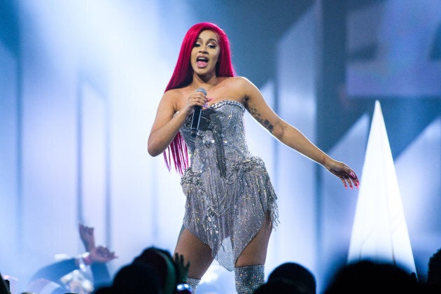 Cardi B at the 2017 iHeartRadio Canada Jingle Ball on Dec. 9, in Toronto, Canada.