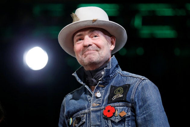 Tragically Hip singer Gord Downie.