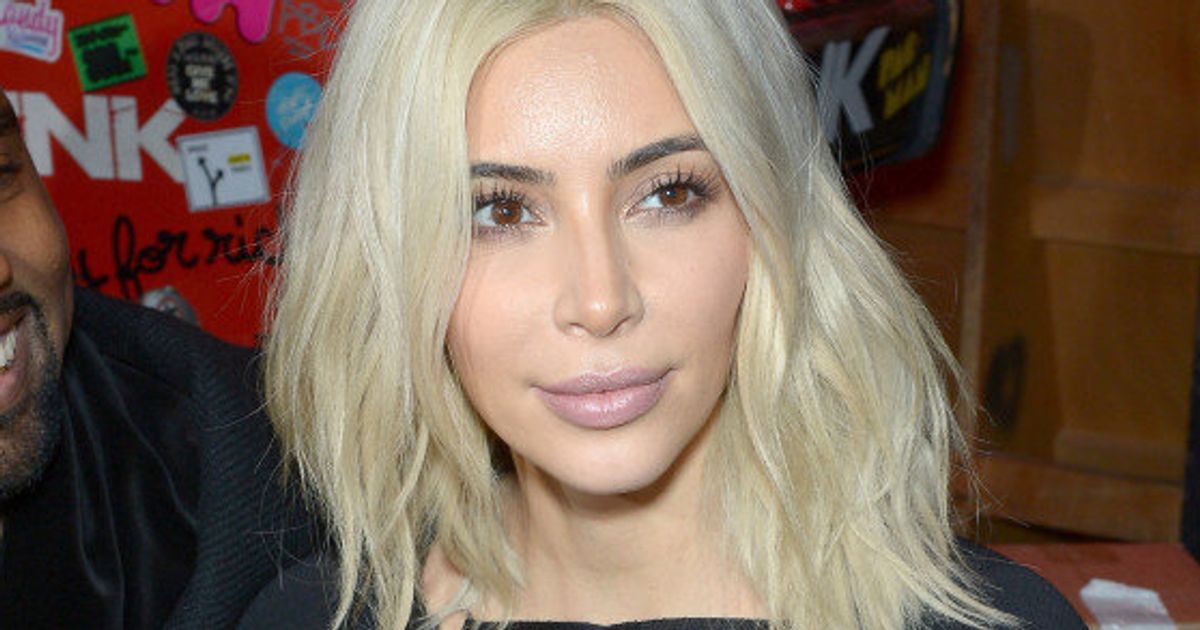 Kim Kardashian Dyes Her Hair Again To White Blond Huffpost Canada