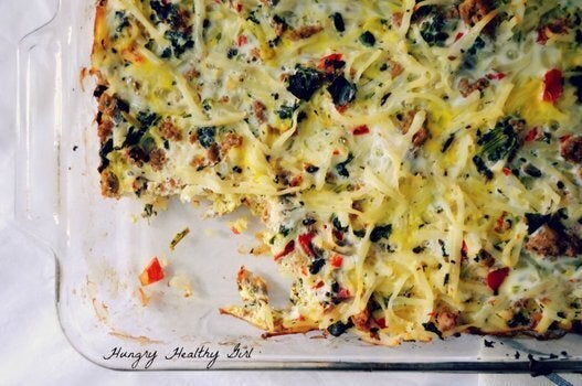 Healthy Italian Sausage Egg Bake