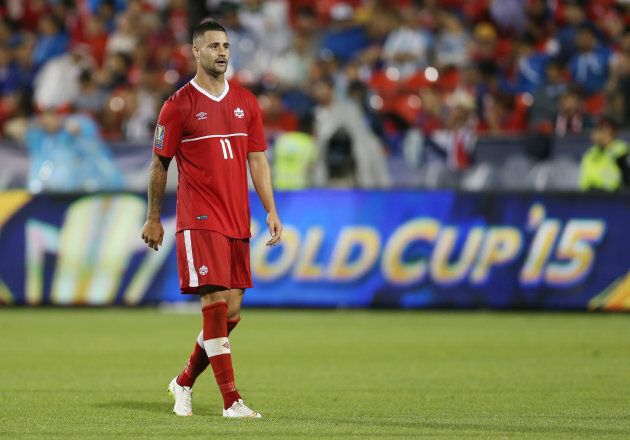 Marcus Haber during the 2015 CONCACAF Gold Cup Group B match between Canada and Costa Rica in July 2015 in Toronto.