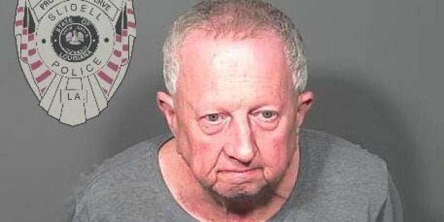 Michael Neu in a police booking photo.