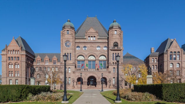 Ontario legislative building at Queen's Park, Toronto, Ont.