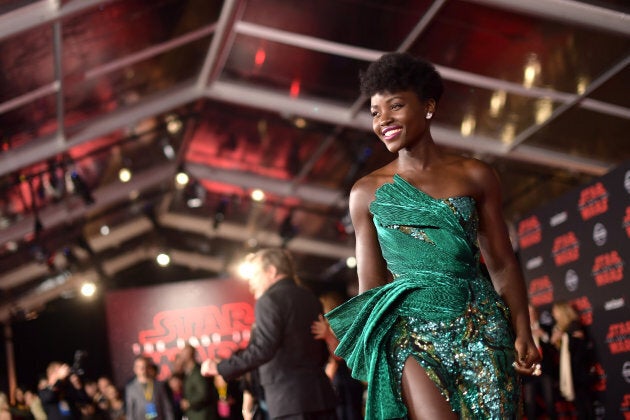 Lupita Nyong'o attends the premiere of Disney Pictures and Lucasfilm's 'Star Wars: The Last Jedi' on Dec. 9, 2017.