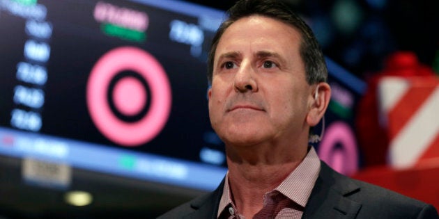 Target Corp. Chairman and CEO Brian Cornell is interviewed on the floor of the New York Stock Exchange, Friday, Nov. 28, 2014. (AP Photo/Richard Drew)