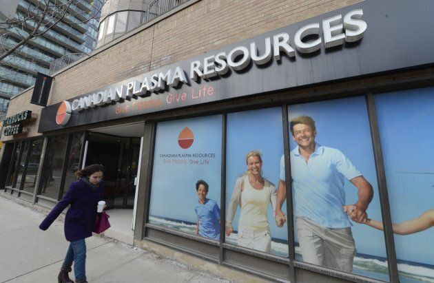 A Canadian Plasma Resources clinic in downtown Toronto.