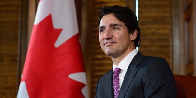 Prime Minister Justin Trudeau takes part in a photo opportunity in his office on Parliament Hill on Sept. 28, 2016.