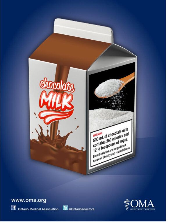 Chocolate Milk Obesity Warning