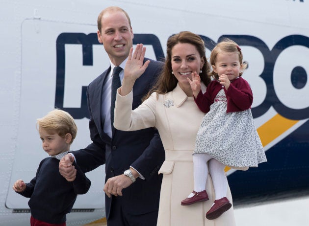 The family on the final day of their Royal Tour of Canada on Oct. 1, 2016 in Victoria.