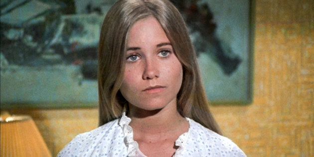 LOS ANGELES - SEPTEMBER 29: Maureen McCormick as Marcia Brady in THE BRADY BUNCH episode, 'Pass The Tabu.' Original air date September 29, 1972. Image is a screen grab. (Photo by CBS via Getty Images)