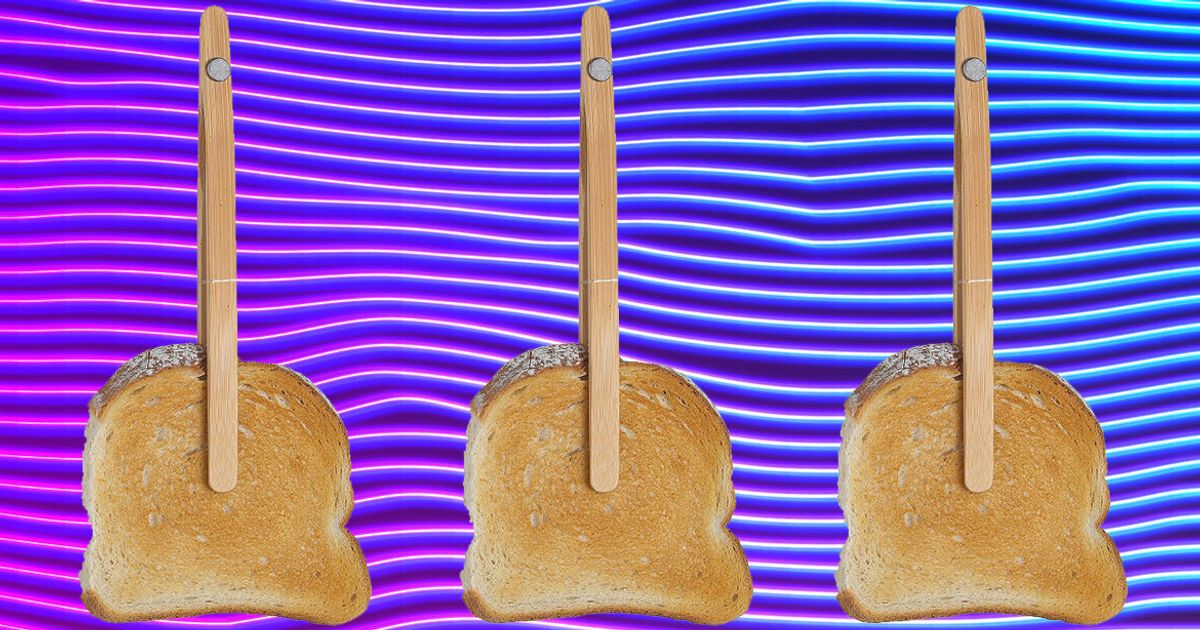 DT08 see-through slide toaster - no more burnt toast or burnt fingers -  Tech Digest