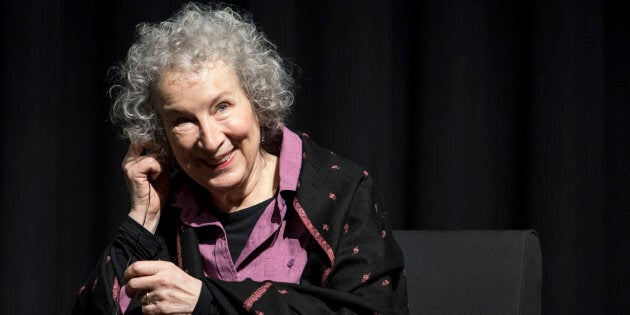 Canadian poet, novelist, literary critic, essayist, inventor, and environmental activist Margaret Atwood attends Noir In Festival on Dec. 6, 2017 in Milan, Italy.