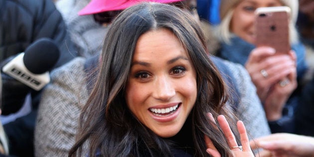 Meghan Markle attends the Terrance Higgins Trust World AIDS Day charity fair at Nottingham Contemporary on Dec. 1, 2017.