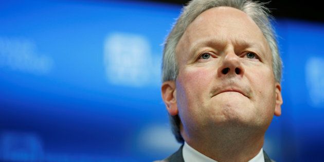 Bank of Canada Governor Stephen Poloz takes part in a news conference upon the release of the Financial System Review in Ottawa, Nov. 28, 2017.