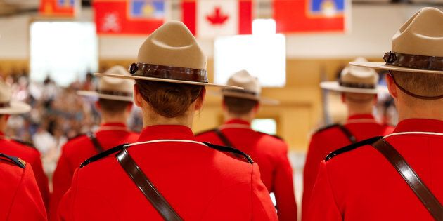 Royal Canadian Mounted Police (RCMP) cadets.