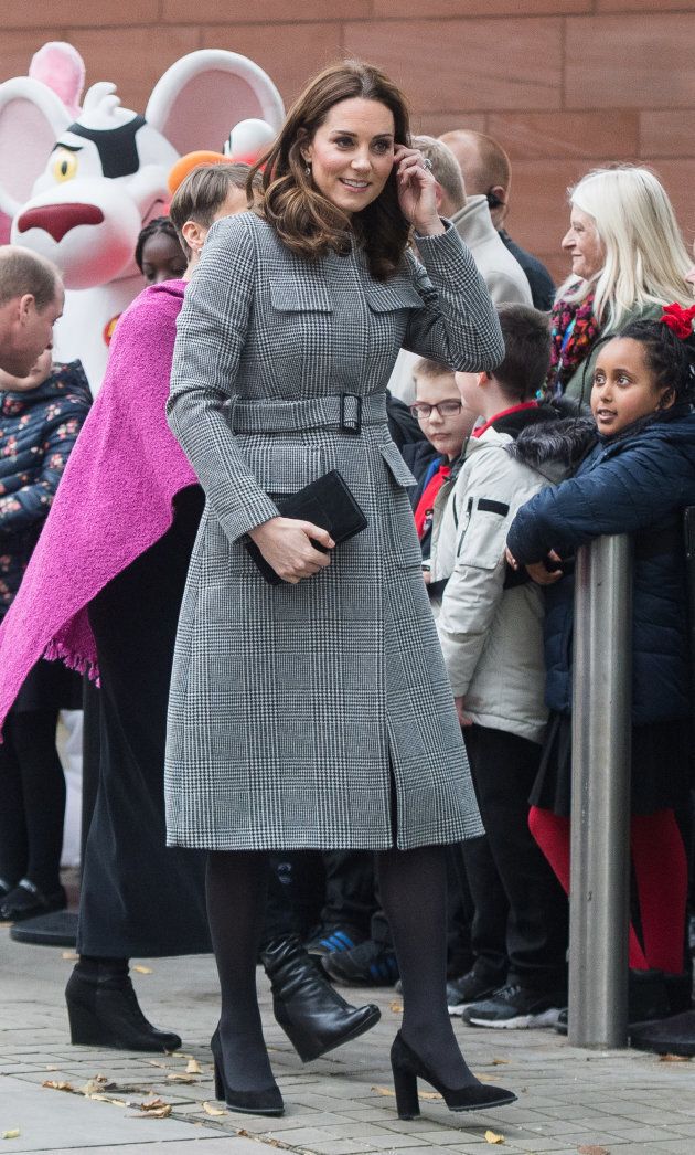 Catherine, Duchess of Cambridge attends the Children's Global Media Summit at Manchester Central Convention Complex on Dec. 6, 2017.