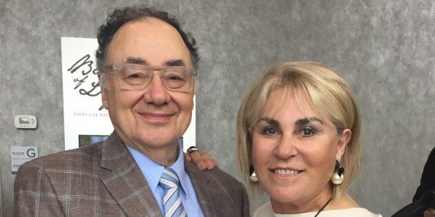Barry and Honey Sherman are shown in a handout photo from the United Jewish Appeal.