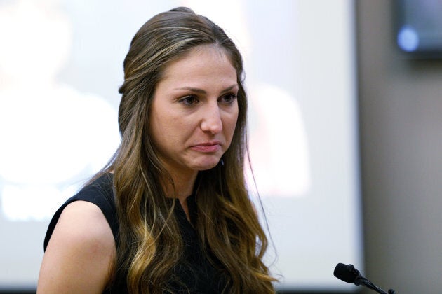 Kyle Stephens delivers a victim impact testimony during a sentencing hearing for Dr. Larry Nassar in Lansing, Mich. on Jan. 16, 2018.