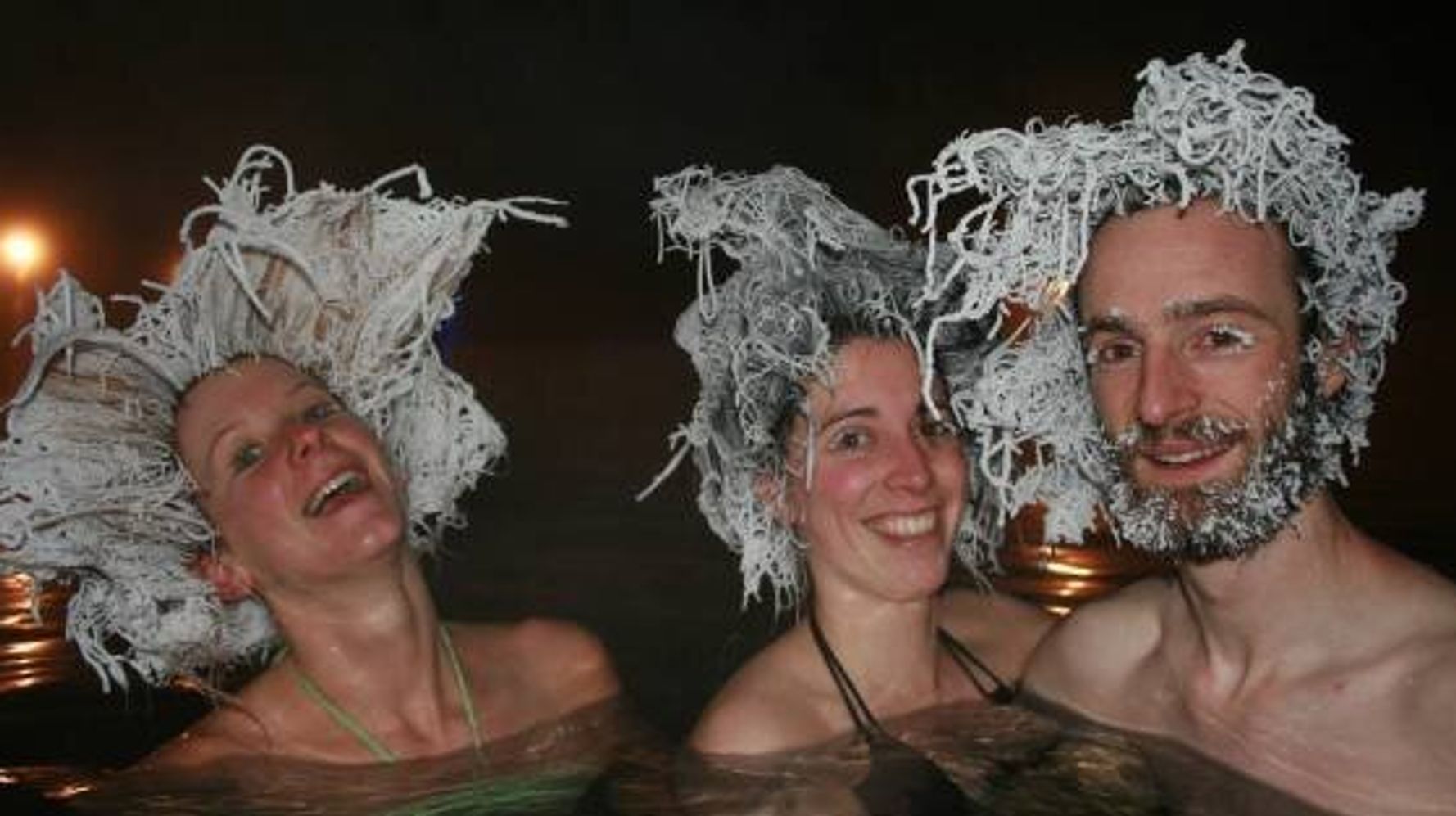 Takhini Hot Pools Hair Freezing Contest Winners Trend Around The Globe