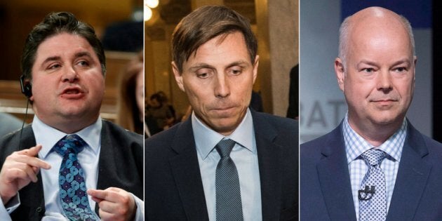 Kent Hehr, Patrick Brown, and Jamie Baillie face sexual harassment allegations.