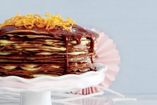 Chocolate Orange Crêpe Cake