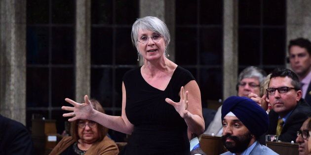 Patty Hajdu, Minister of Employment, Workforce Development and Labour stands during question period in the House of Commons on Sept. 19, 2017.