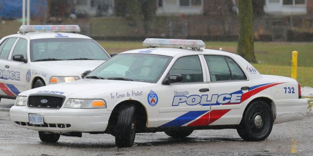 Police cars are seen in Toronto in this Jan.12, 2018 file photo.