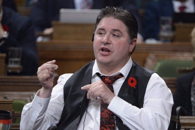 Kent Hehr is shown during question period in the House of Commons on Oct. 30, 2017.