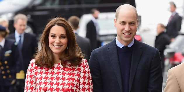 The Duke and Duchess of Cambridge visit the Karolinska Institute during their Royal visit to Sweden and Norway on Jan. 31, in Stockholm, Sweden.