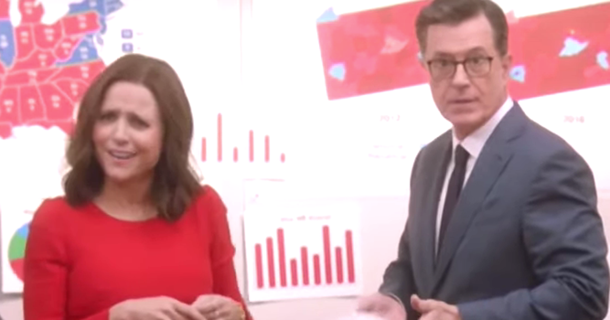 Stephen Colbert's Guest Appearance In ‘Veep' Spoof Does Not End Well