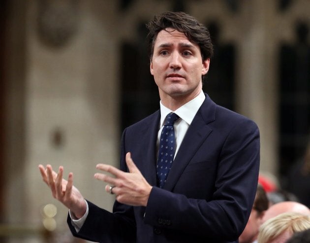 Prime Minister Justin Trudeau responds during Question Period in the House of Commons on Feb. 5, 2018 in Ottawa.