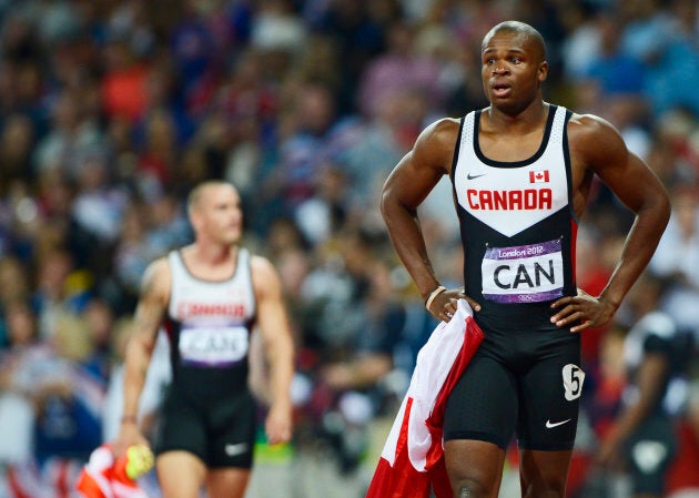 Oluseyi Smith at the 2012 Olympics.