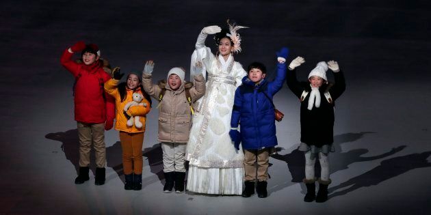 These adorable kids stole the show at the opening ceremony of the 2018 Winter Olympics in PyeongChang, South Korea, Feb. 9, 2018.