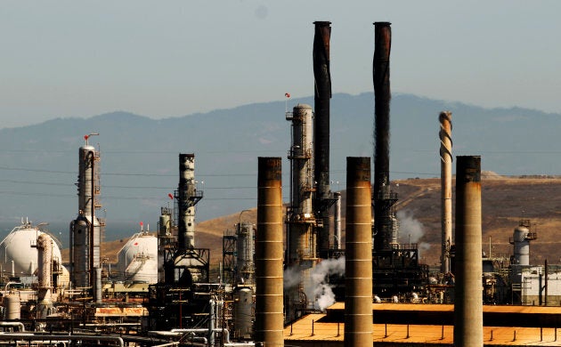 The Chevron Corp. refinery in Richmond, Cali.