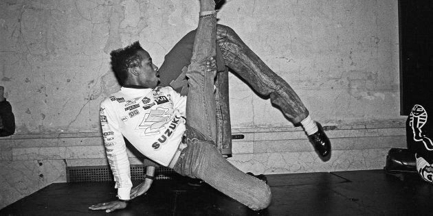 Dancers voguing at nightclub Mars in 1988 in New York City, New York.