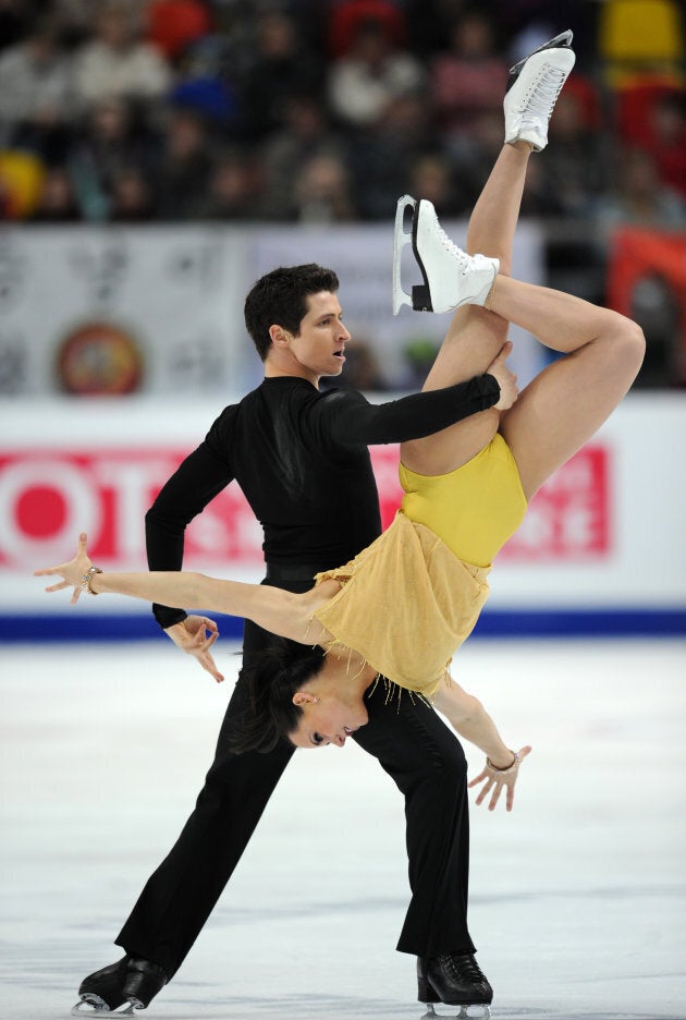 Virtue and Moir perform at the ISU World Figure Skating Championships on April 30, 2011 in Moscow.