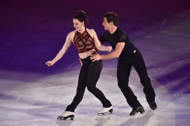 Virtue and Moir perform their routine at the 2015 Japan Figure Skating Championships on Dec. 28, 2015 in Sapporo, Japan.